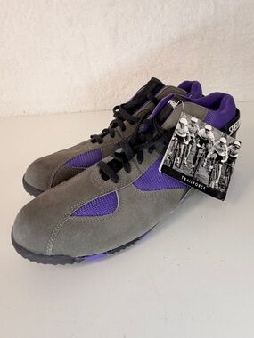 Specialized Trailforce Vintage MTB Cycling Shoes EU 46 90s Gray Purple size 11.5